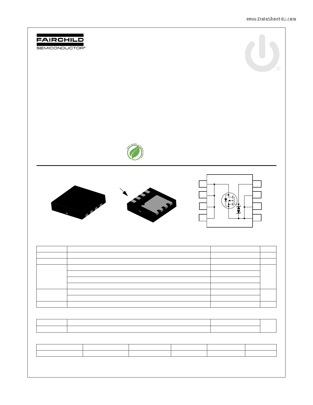 FDMC6675BZ Datasheet, FDMC6675BZ PDF,ピン配置, 機能